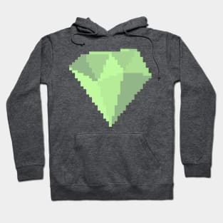 Peridot Gem Pixel Art Hoodie